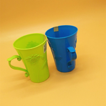 287創(chuàng)意塑料杯 兒童韓小麥家用情侶塑料洗漱口杯